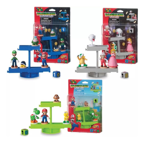 Nintendo: Epoch Games - Super Mario Balancing Juego - 3 Sets