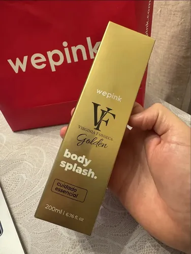 Body splash perfume Vf Golden Wepink 200 ml fragrância