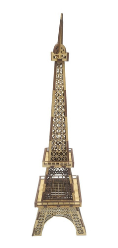 Torre Eiffel Armable 1 Metro Mdf Madera Set 50 Pz