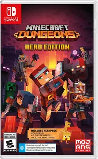 Jogo Nintendo Switch Minecraft Dungeons Hero Edition Fisico
