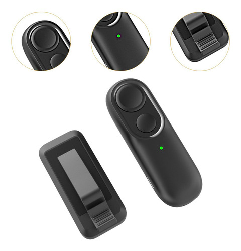 D Remote Control Page Turner Com Lanyard Ebook Readers Preto