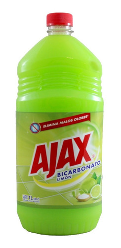 Limpiador Ajax Bicarbonato Naranja Limón 1 L
