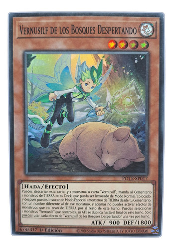 Yugi-oh! Vernusylph Of The Awakening Forests Pote-en017 Supe