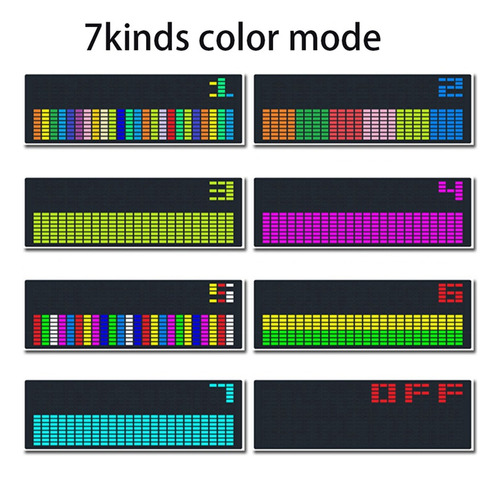 Luces Rítmicas Led Music Spectrum, Sensor De Voz, 1624 Rgb A