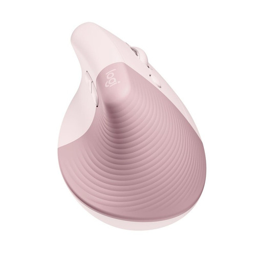Mouse Ergonômico Sem Fio Lift Destro Rosa Logitech Cor Rosado
