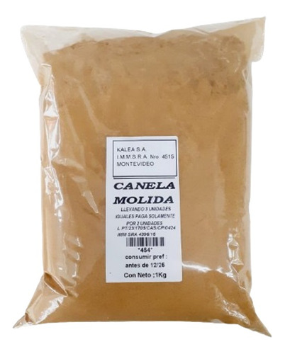 Canela Molida 1kgr. Lleve 3 Pague 2.