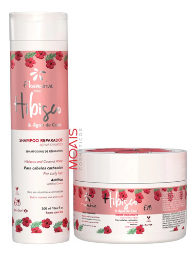 Kit Urban Hibisco E Agua De Coco Shampoo 300ml + Mascara 250