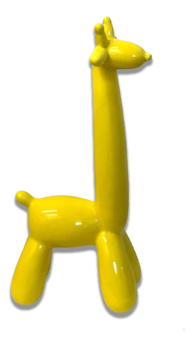 Girafa Escultura Bexiga Em Cerâmica