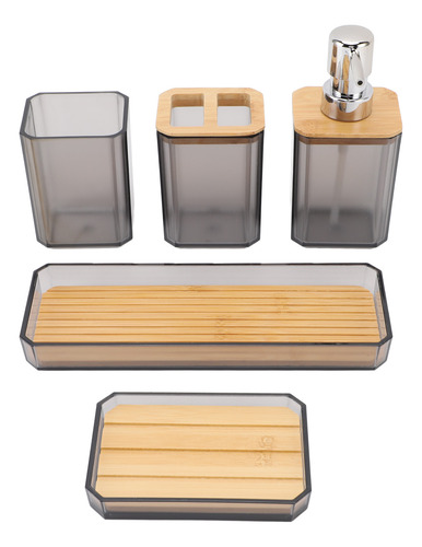Set De Accesorios De Baño Bath Ensemble Set Con Soporte Para
