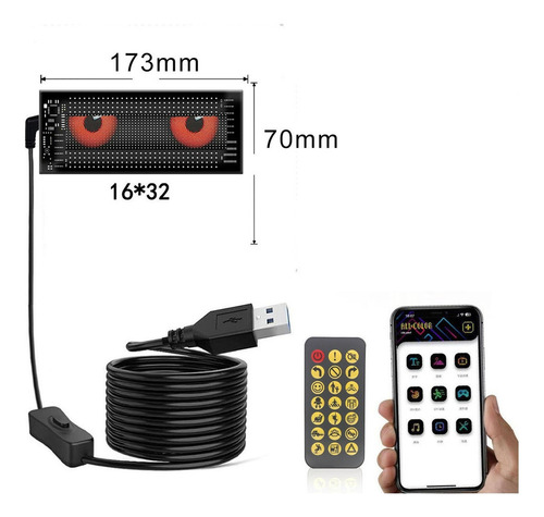 My Luz De Ojos De Diablo Para Automóviles,lámpara Ojo