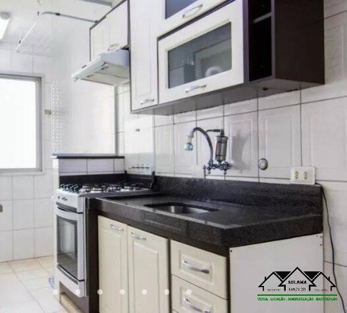 Apartamento 50m² Parque Das Nações Santo André / Sp - Aba0677