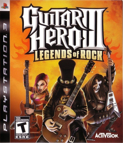 Guitar Hero Iii: Legends Of Rock Ps3 Playstation Activision