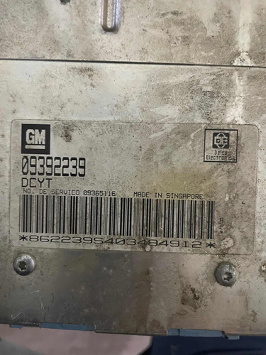 Computadora Ecu Chevy Part.09365116