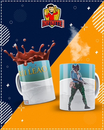 Imagem 7 de 10 de Canecas Personalizadas Rei Leão Moderno !!!!