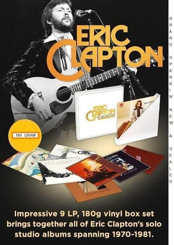Eric Clapton - Studio 1970/81 Boxset 9 Lps Layla/ Album Novo