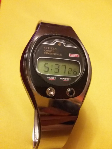 Reloj De Pulsera Vintage Citizen Crystron Lc
