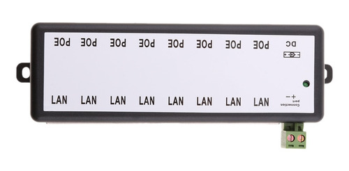 Imagem 2 de 8 de 8 Portas Poe 12-48v Injetor Switch Módulo De Fonte De