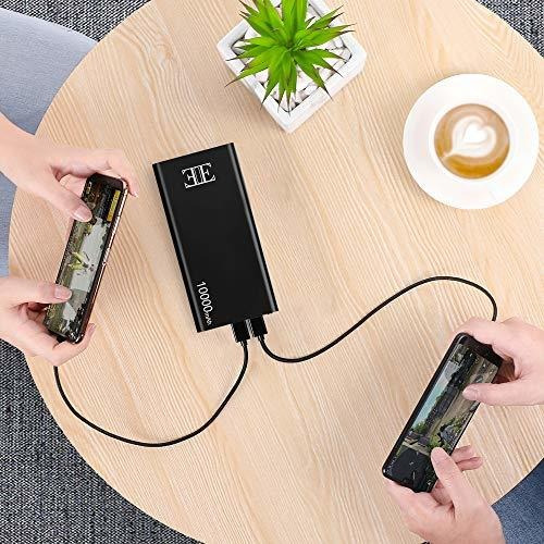 Bateria Externa 10000mah 2 Salidas Usb Con Entrada Tipo C, C