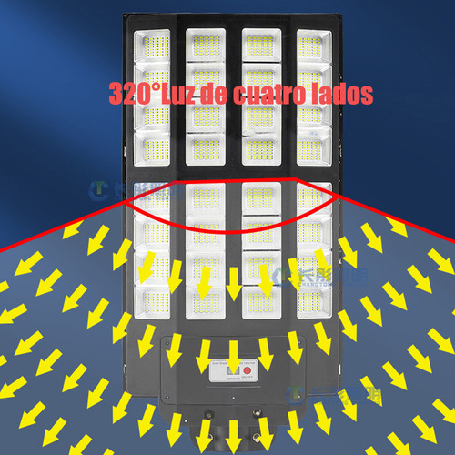 Lámpara Led Solar Exterior 5000w Suburbana Alumbrado Público