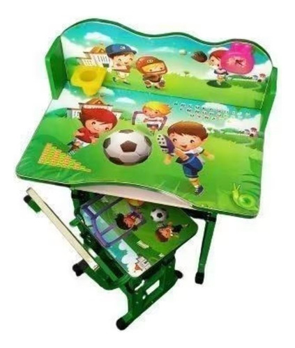 Mesa de estudio para niños, kit de silla de altura ajustable