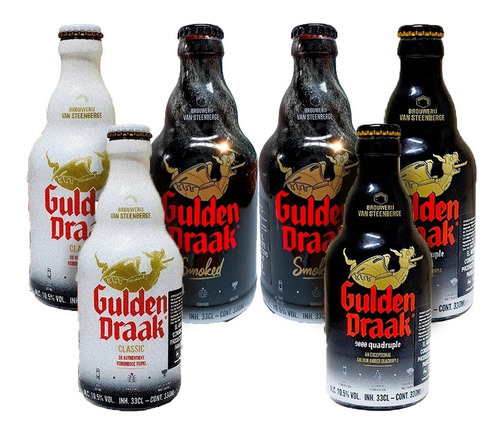 Six Pack Cerveza Gulden Draak Mix 330ml C/u