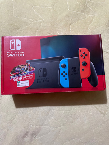 Nintendo Switch Neon Blue And Neon Red Joycon. Color Rojo (Usado)