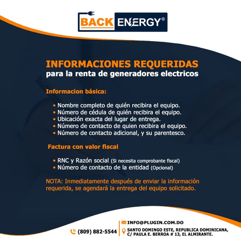 Alquiler De Plantas Electricas