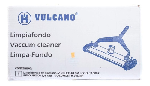 Imagen 3 de 6 de Barrefondo Piscinas De Aluminio Vulcano De 48 Cm