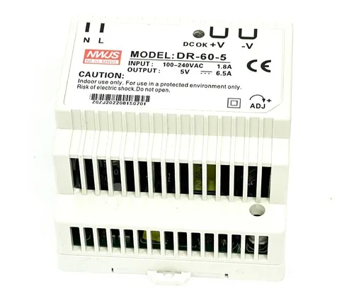 comprar Fonte Chaveada Bi-volt 60w Saída 5v 12v 15v 24v 36v 48v Din