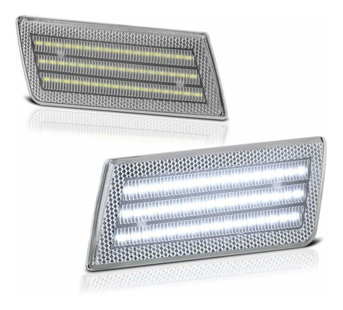 Luz Marcador Lateral Led Completa Blanca Para Parachoque 300