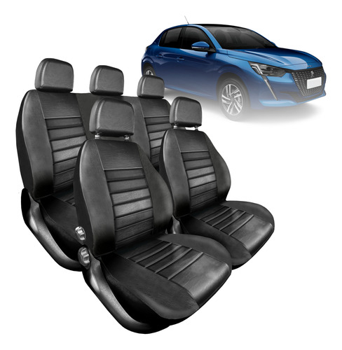 Funda Cubre Asiento Cuero Peugeot 208, 2023/- Asiento Ent.