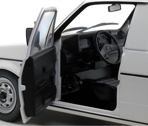 Miniatura Volkswagen Caddy Mk1 1982 Branco 1:18 Solido