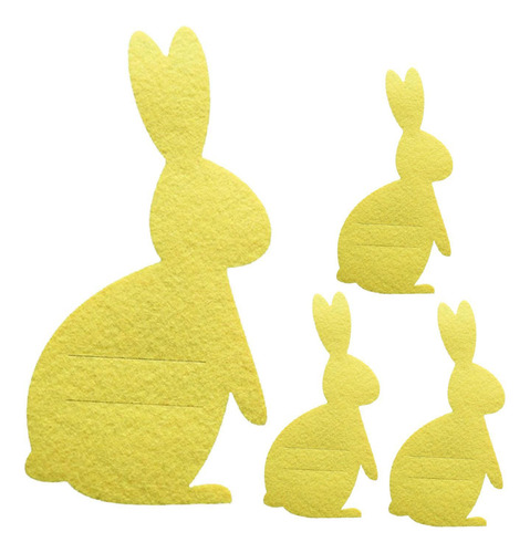 4 Uds. De Soportes Para Cubiertos Y Utensilios De Amarillo