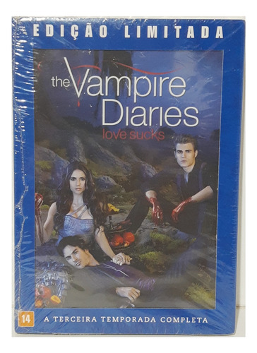 Dvd The Vampire Diaries 3a Temporada - Original E Lacrado