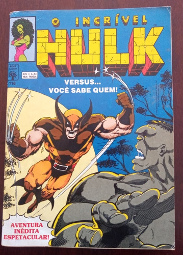 O Incrível Hulk 116 (formatinho Ed.abril) (Usado)