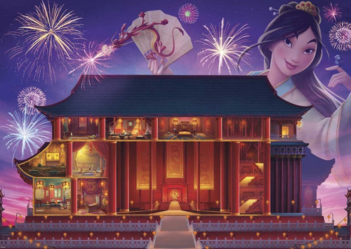 Rompecabezas Disney Palacio Mulan 1000 Pz Ravensburger China
