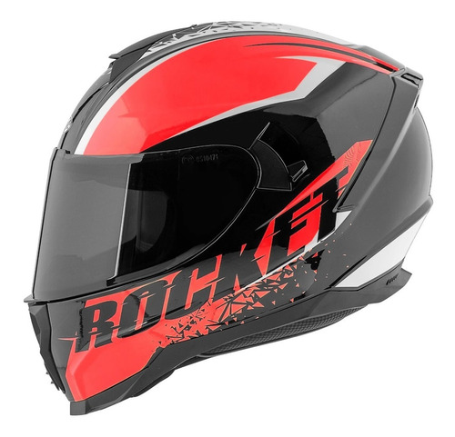 Casco Integral Joe Rocket Rkt 200 Blaster Rojo / Negro