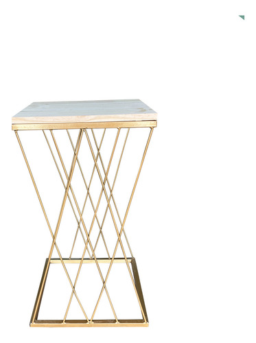 Mesa Teia P/ Decoração Festas Mesinhas De Ferro Aniversario Cor Dourado
