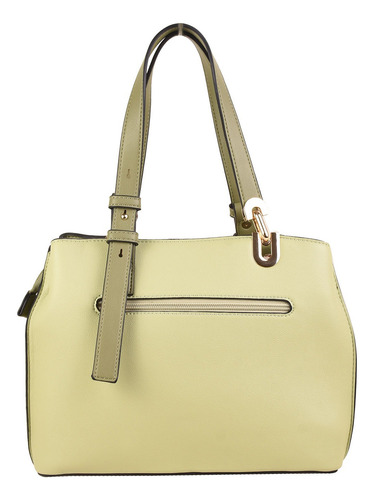 Bolsa Para Mujer Rainey Con Asas Y Correa Al Hombro A107301 Acabado De Los Herrajes Níquel Color Verde Claro Correa De Hombro Verde Claro Diseño De La Tela Liso