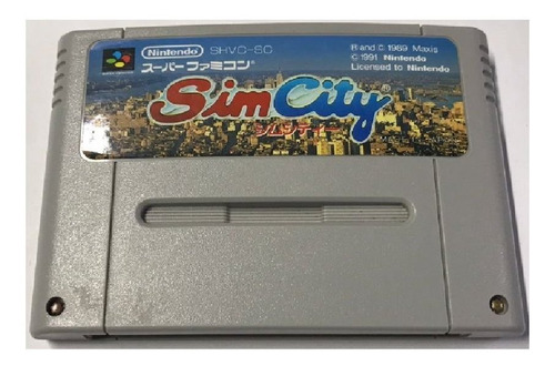Jogo Simcity - Usado - Super Famicom