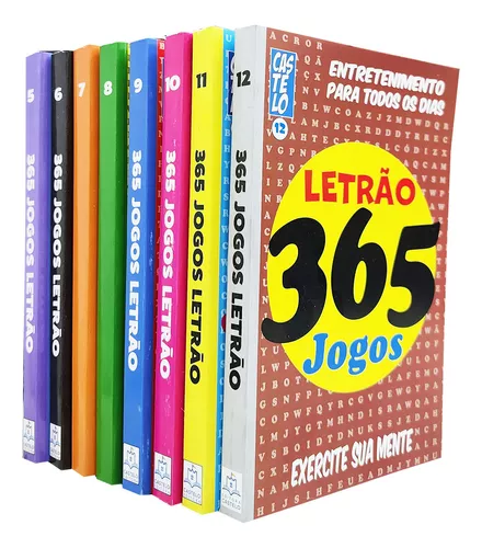 Pack 10 Livros  365 Caça Palavras Bíblico