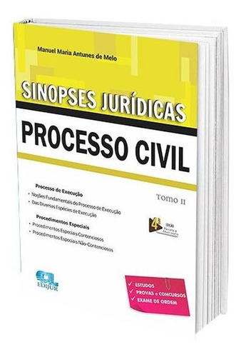 Sinopses Jurídicas Processo Civil Tomo Ii - 2019