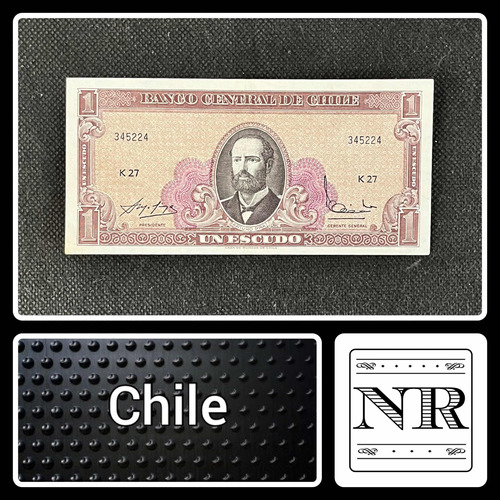 Chile - 1 Escudo - Año 1975 - P #135 - Molina Barcelo