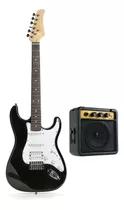 Comprar Guitarra Eléctrica Femmto Stratocaster Mastil De Arce Color Negro Material Del Diapasón Mdf Orientación De La Mano Diestro