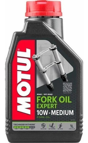Imagem 1 de 4 de Oleo Motul Fork Oil Expert 10w Medium (bengala Suspensão)