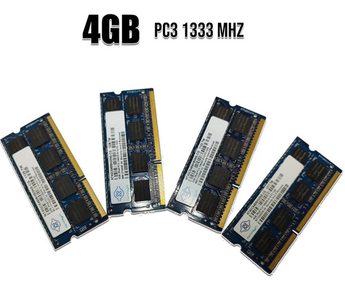 Imagen 3 de 3 de Memoria Kingston Sodimm Ddr3 4gb 1333 Mhz Lapto, Pc Portatil