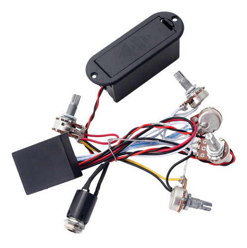 Imagem 4 de 8 de Circuito Eq De Banda 2x3 Pré-amplificador De Guitarra Baixo