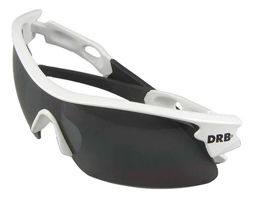 Lentes De Ciclismo Dribbling Blanco/negro Color Del Armazón Blanco Talle Talle Unico