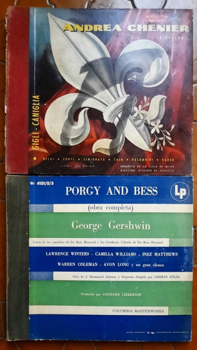 5 Discos - George Gershwin - Porgy And Bess - Andrea Chenier
