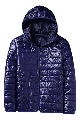 Chamarra Impermeable Acolchada Para Hombre, Sudadera Con Cap